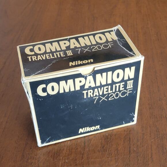 Vintage Nikon Travelite III 7 x 20 7.1  CF Travel Size Compact Binoculars - Picture 2 of 11